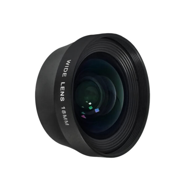 18mm wide-angle lens