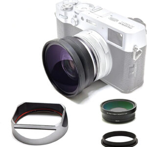 Suitable for Fujifilm X100V or X100VI Wide-Angle & Macro Lens with Adapter Mount